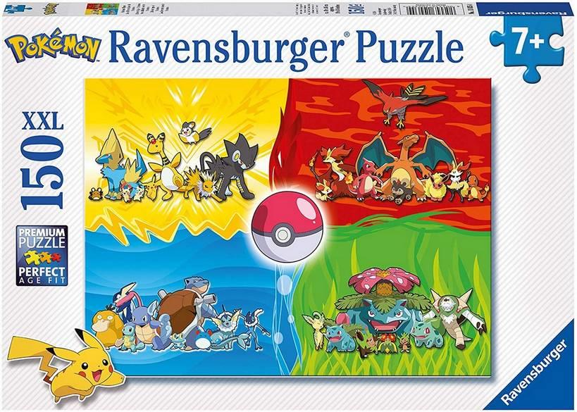 Ravensburger - Pokémon 4 colour Jigsaw Puzzle - 150 pieces XXL