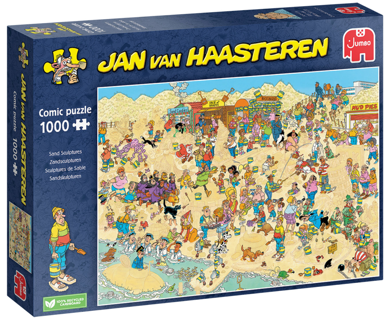 Jan van Haasteren - Sand Sculptures (1000 pcs.) - Jumbo Jigsaw Puzzle