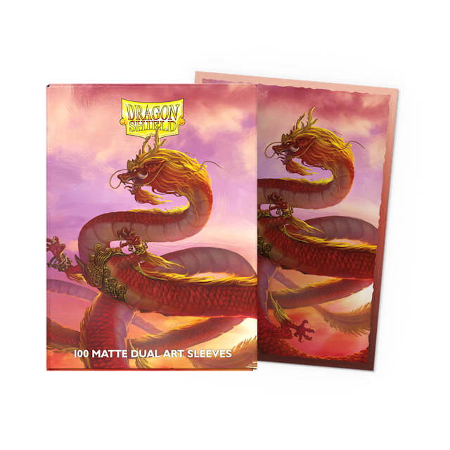 Dragon Shield 100 Matte Dual Art Sleeves - Wood Dragon 2024