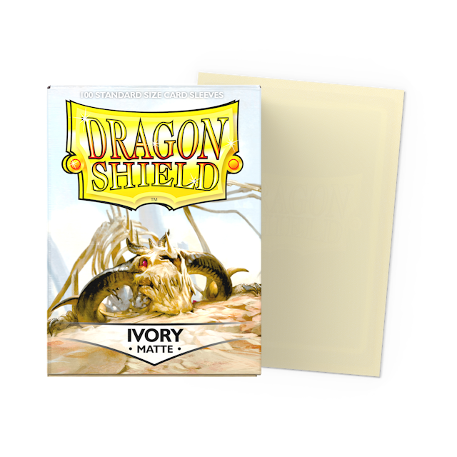 Dragon Shield 100 Matte Sleeves - Ivory