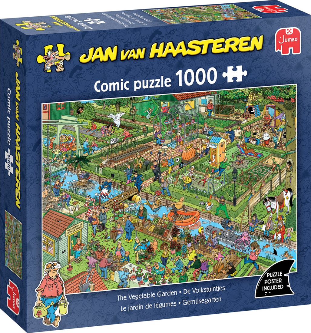 Jan Van Haasteren - The Vegetable Garden (1000 pcs.) - Jumbo Jigsaw puzzle