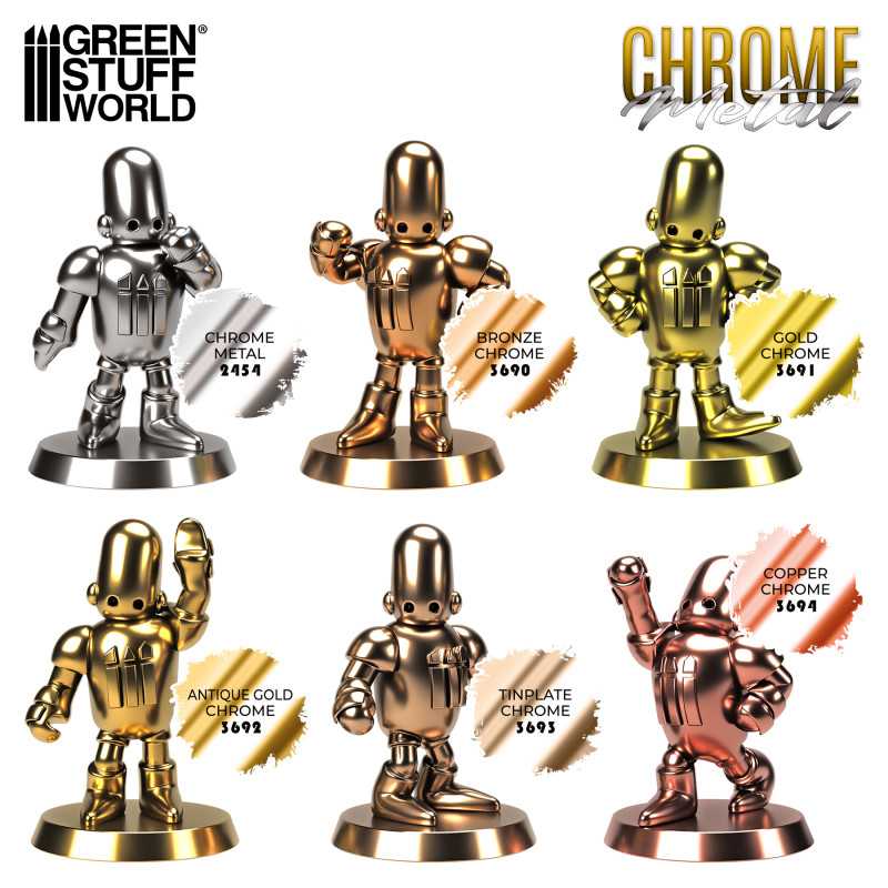 Chrome Metal Paint Set - Green Stuff World