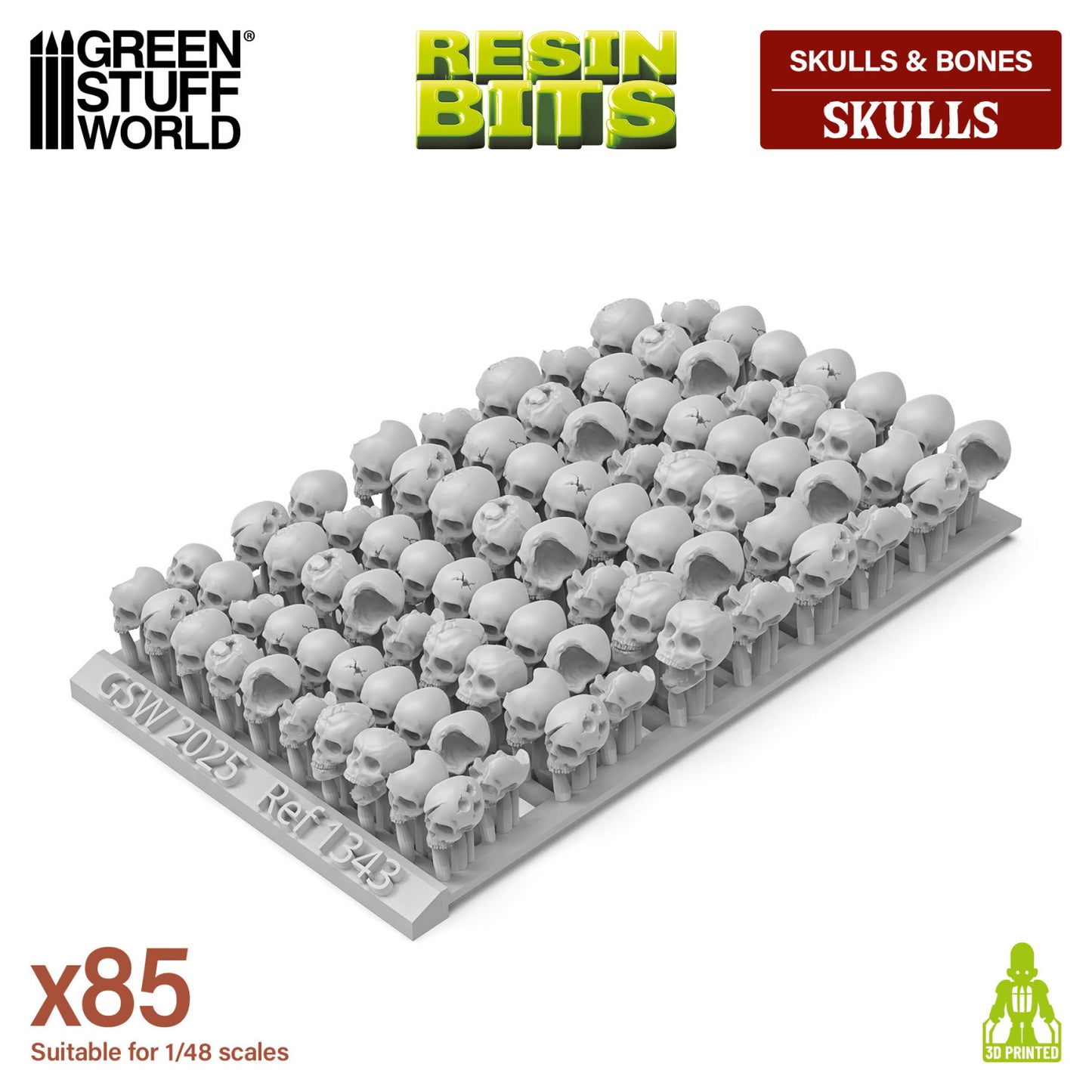 Resin Bits - skulls