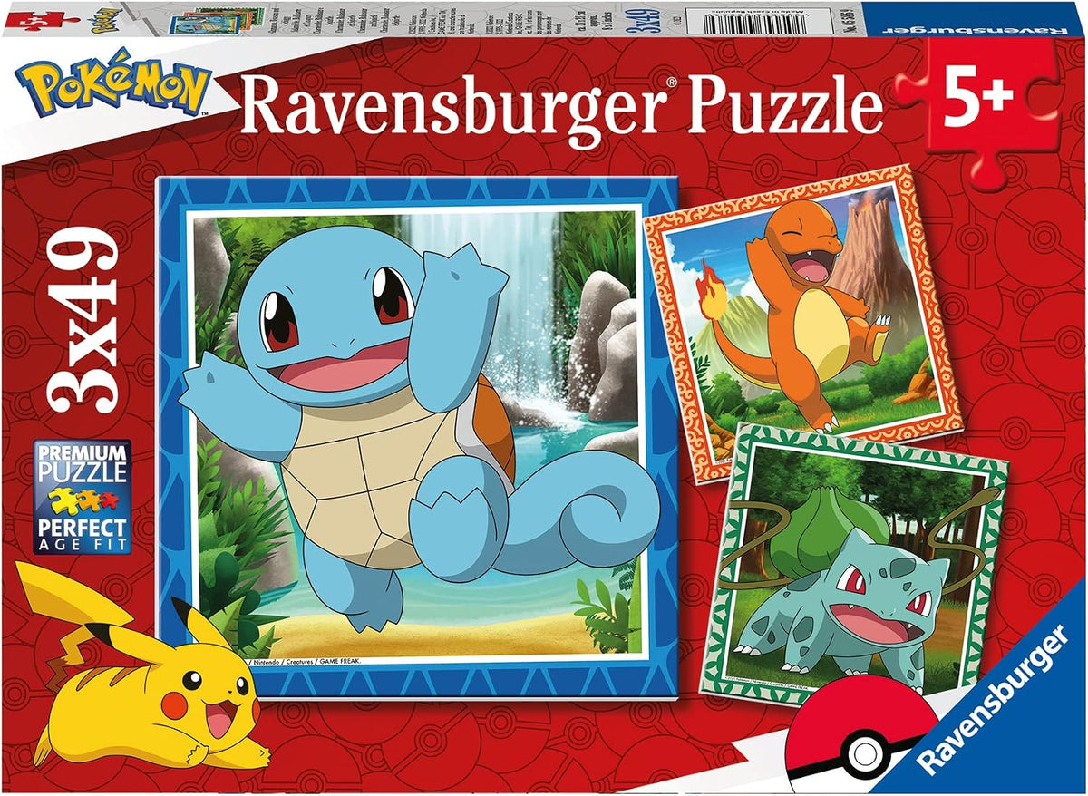 Charmander, Bulbasaur and Squirtle 3x49 - Klassiske puslespil