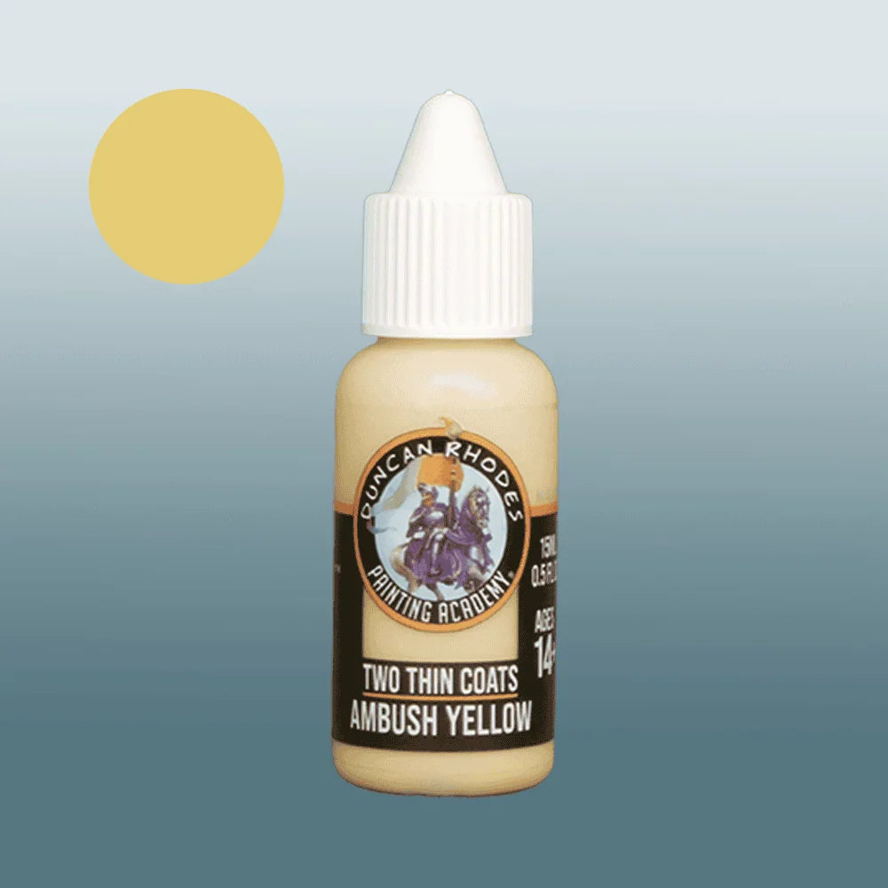 Ambush Yellow - Two Thin Coats