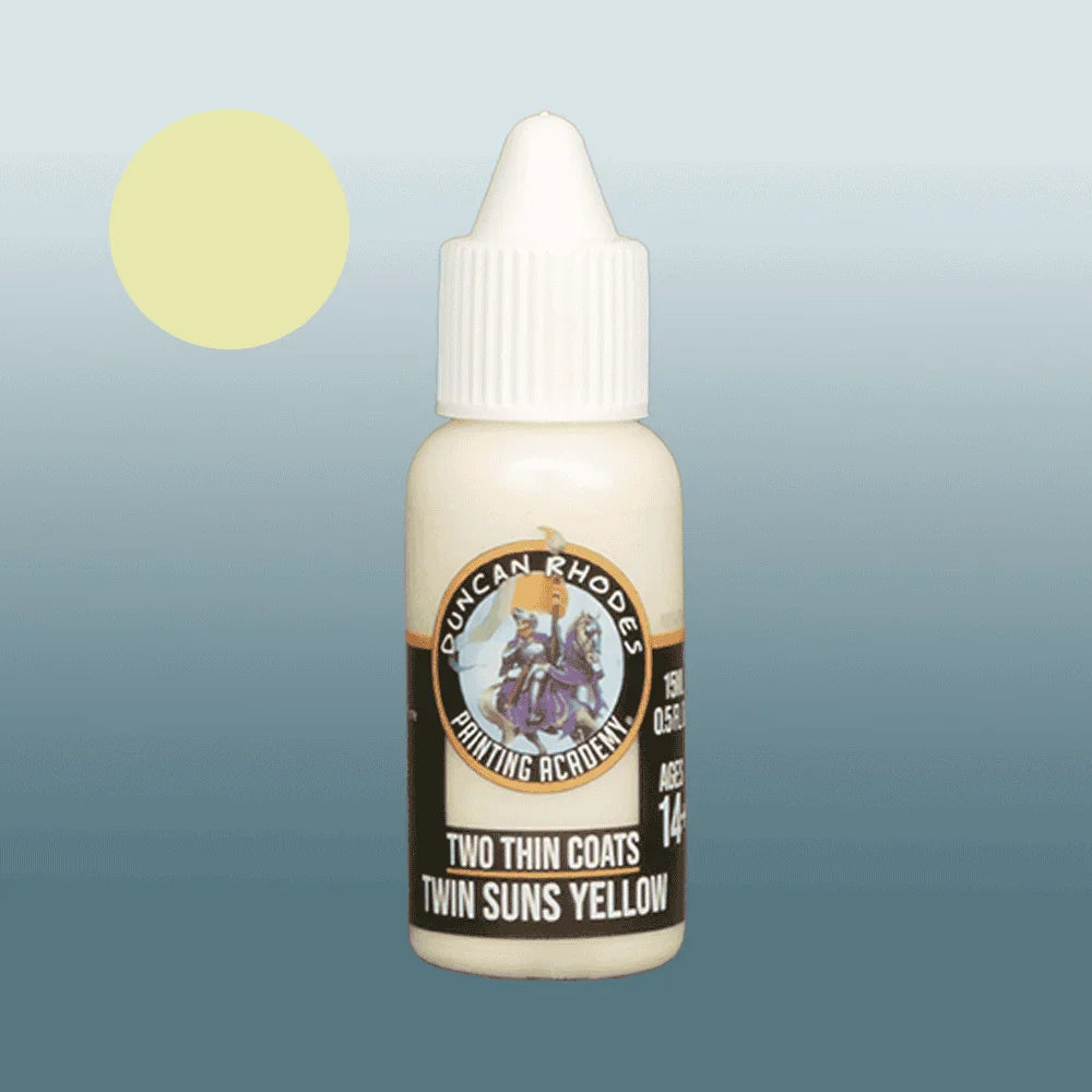 Twin Suns Yellow - Two Thin Coats