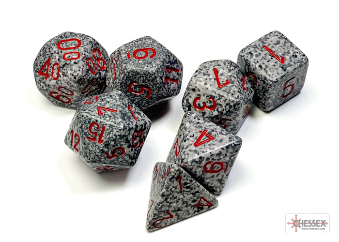 Chessex Speckled Polyhedral 7-die Set - More Variants