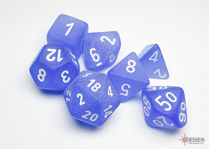 Chessex Frosted Polyhedral 7-die Set - More Variants