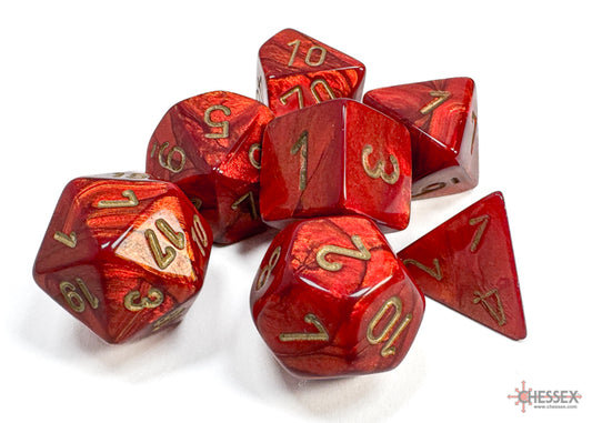 Chessex Scarab Polyhedral 7-die Set - More Variants