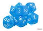 Chessex Frosted Polyhedral 7-die Set - More Variants