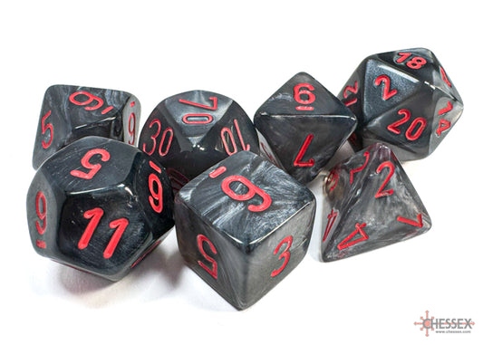 Chessex Velvet Polyhedral 7-die Set - More Variants