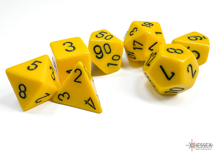 Chessex - Opaque Polyhedral 7-die Sets