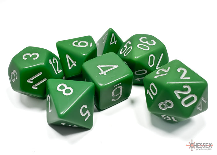 Chessex Opaque Polyhedral 7-die Set - More Variants