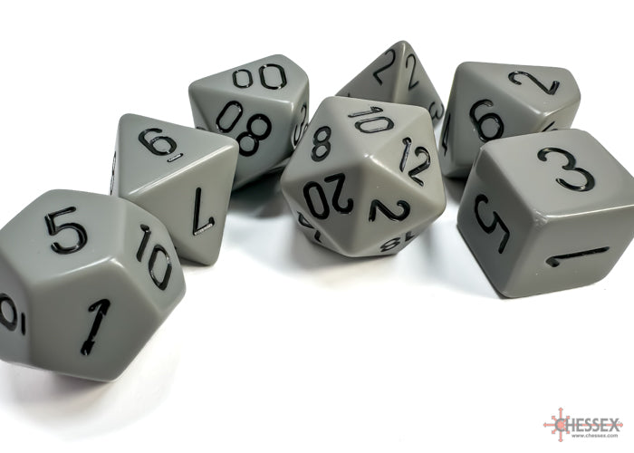Chessex Opaque Polyhedral 7-die Set - More Variants