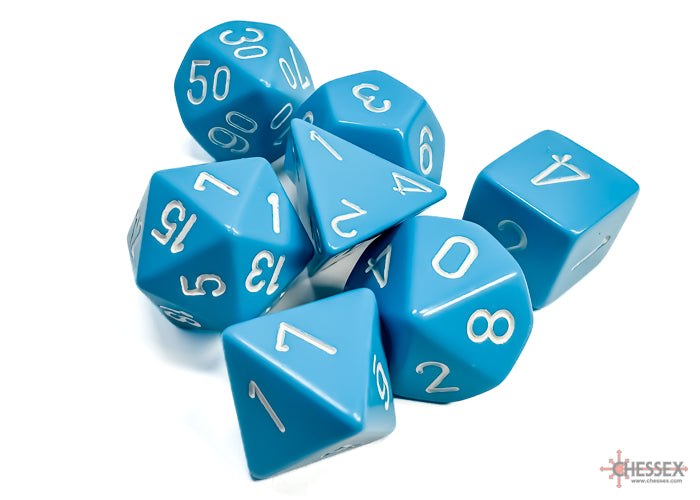 Chessex Opaque Polyhedral 7-die Set - More Variants