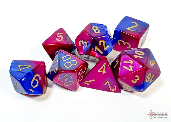 Chessex Gemini Polyhedral 7-die Set - More Variants