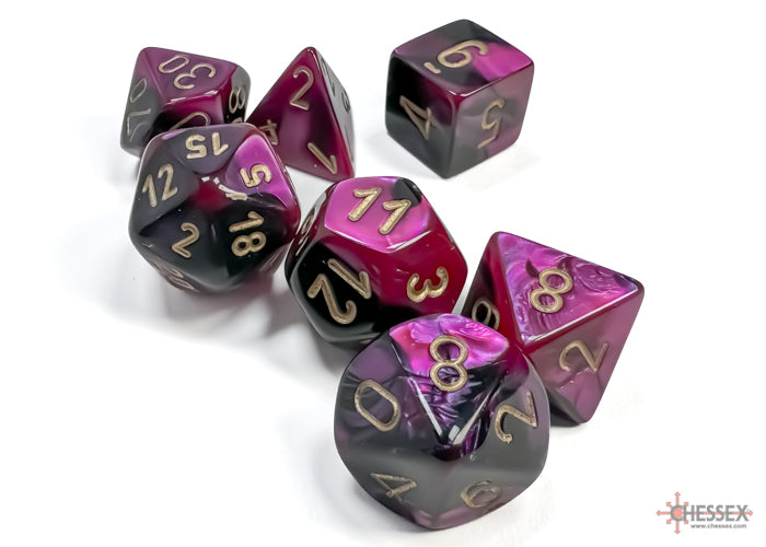 Chessex Gemini Polyhedral 7-die Set - More Variants