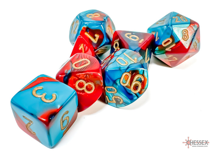 Chessex Gemini Polyhedral 7-die Set - More Variants