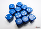 Chessex Opaque 16mm d6 Dice Block (12 dice)