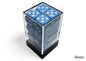 Chessex Opaque - Blue/White 16mm d6 Dice Block (12 dice)