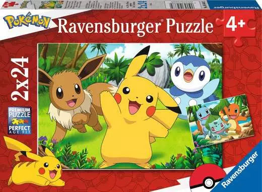 Ravensburger - Pokemon - 2x24 Pieces Jigsaw Puzzle