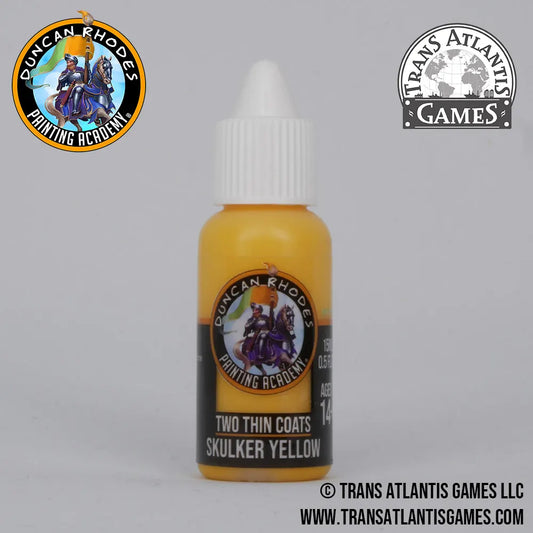 Skulker Yellow - Two Thin Coats