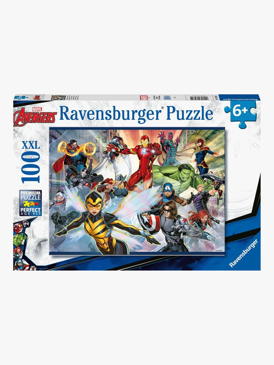 Ravensburger - Marvel Avengers: Superheroes in Action XXL Jigsaw Puzzle (100pcs.)