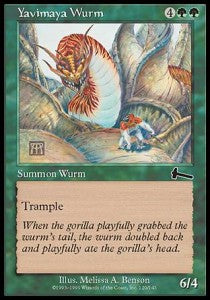 Yavimaya Wurm - Urza's Legacy (Common) [ULG-120]