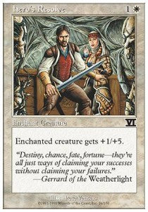 Hero's Resolve - Sixth Edition (Common) [6ED-24]