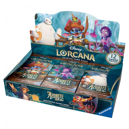 Disney Lorcana TCG - Azurite Sea Booster Display (24 Packs)