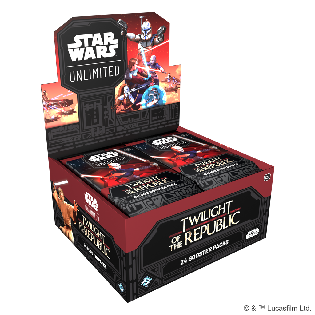Star Wars unlimited - Twilight of The Republic - Booster Display