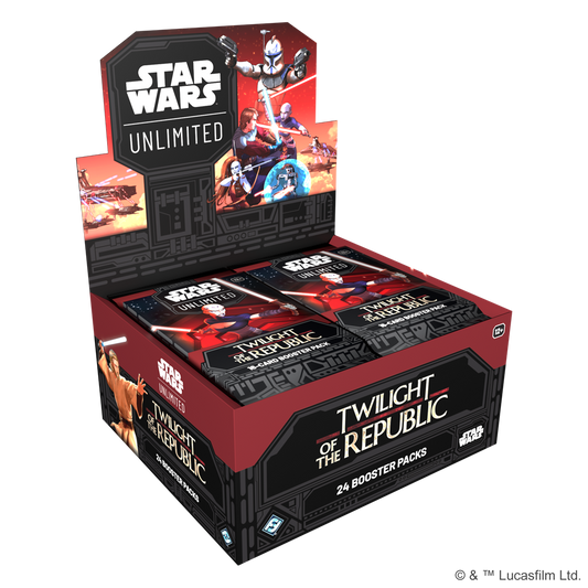 Star Wars unlimited - Twilight of The Republic - Booster Display