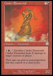Cinder Elemental - Mercadian Masques (Uncommon) [MMQ-183]