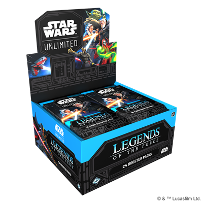 Star Wars: Unlimited - Legends of the Force - Booster Display