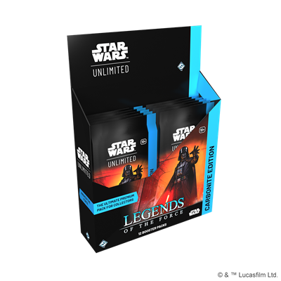 Star Wars: Unlimited - Legends of the Force Carbonite Booster Display