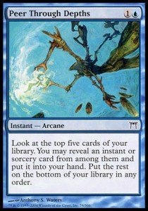 Peer Through Depths - Champions of Kamigawa (Common) [CHK-78]