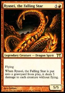 Ryusei, the Falling Star - Champions of Kamigawa (Rare) [CHK-185]
