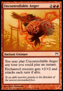 Uncontrollable Anger - Champions of Kamigawa (Common) [CHK-195]