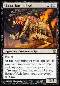 Akuta, Born of Ash - Saviors of Kamigawa (Rare) [SOK-61]