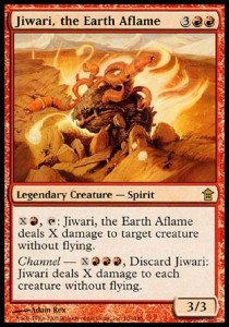 Jiwari, the Earth Aflame - Saviors of Kamigawa (Rare) [SOK-107]