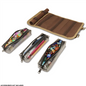 ENHANCE Venture™ Canvas Dice Case - Removable Dice Tray, 3 Removable Pouches
