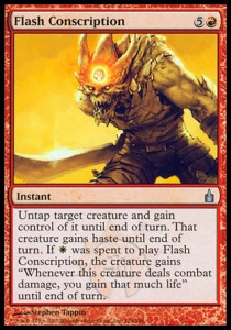 Flash Conscription - Ravnica: City of Guilds (Uncommon) [RAV-124]