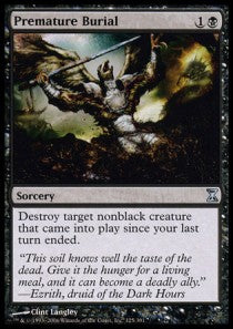 Premature Burial - Time Spiral (Uncommon) [TSP-125]