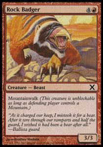 Rock Badger - Tenth Edition (Common) [10E-226]