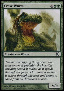 Craw Wurm - Tenth Edition (Common) [10E-257]