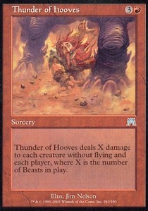 Thunder of Hooves - Onslaught (Uncommon) [ONS-242]