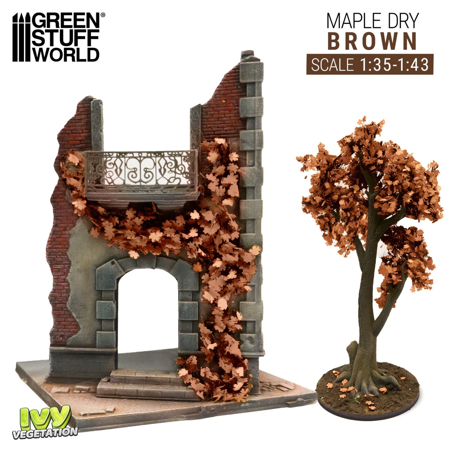 Ivy Foliage - Brown Maple