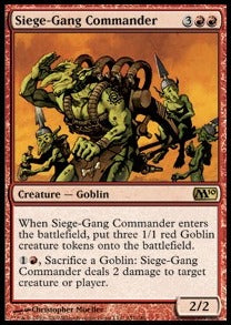 Siege-Gang Commander - Magic 2010 (Rare) [M10-157]