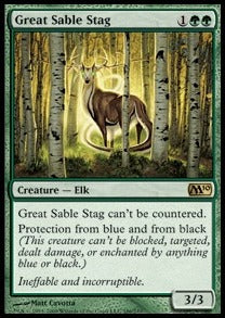 Great Sable Stag - Magic 2010 (Rare) [M10-186]