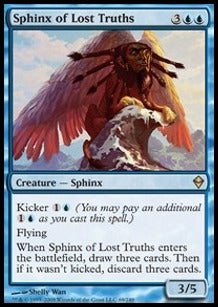 Sphinx of Lost Truths - Zendikar (Rare) [ZEN-69]